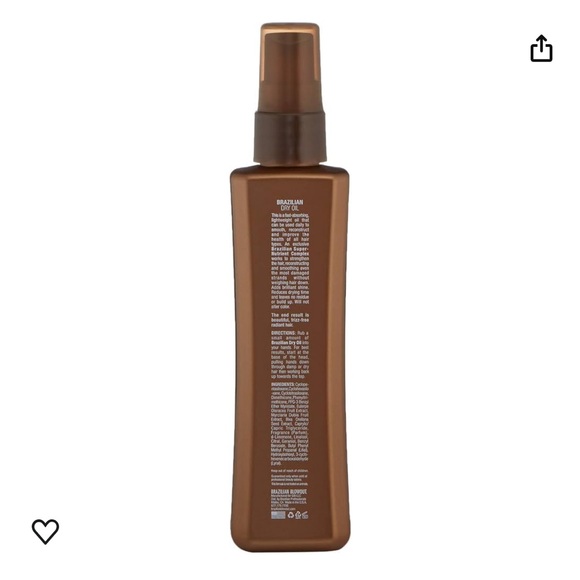 Brazilian Blowout, Protective Thermal Straightening Balm + Brazilian Dry Oil - Picture 9 of 11